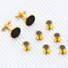 8 stks Multi Color Tuxedo Shirts Manchetknopen Manchetknopen Set Cufflink voor Herenhemd Bruiloft Sieraden