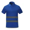 Hastighet torr polo shirt t-shirt konstruktion säkerhet kläder kortärmad ridning reklam arbetskläder reflekterande väst