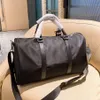 Top qualité hommes mode sac de sport noir en nylon étiquette de bagage sacs de voyage hommes poignée Gentleman affaires fourre-tout avec bandoulière HQP001