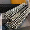 Designer-Schultertaschen, Damen-Party-Mini-Handtaschen, Diamanten, Kristall-Geldbörsen, Cluth-Schwarzes, echtes Leder, Top-Qualität, Herren-Geldbörsen, Luxus-Dinner-Tasche