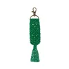 Tassel Macrame Keychains for Women Boho Handmade key Holder Keyring Macrame Bag Charm Car Hanging G1019