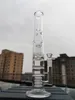 16 "Clear Glass Bong 3 Слои Фильтр Водопроводные Трубы Соединение Курение Курение Bubbler 14 мм Чаша