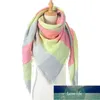 Designer lavorato a maglia primavera inverno donna sciarpa plaid caldo cashmere sciarpe scialli marchio di lusso collo bandana pashmina lady wrap prezzo di fabbrica design esperto qualità