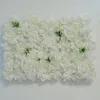 40x60cm 3D 인공 꽃 벽 패널 홈 장식 갈 랜드 결혼식 배경 파티 가든 교수형 소모품 10 PC