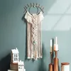 Objetos decorativos estatuetas marroquino macrame tapeçaria tapeçaria mau olhado apanhador de sonhos com cristal stone282v