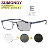 Zonnebril Sumondy Pochromic Prescription Bril Myopia -0.5 tot--6.0 Women Luxe Nauwkeurige Bril Astigmatism Po Grey UF95