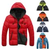 puffer coat med huva