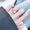 Metalen skelet hand open ring vrouwen schedel handen vinger ringen voor gift party mode-sieraden accessoires