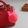 Porte-clés mignon jouets moelleux oreille porte-clés porte-clés fourrure femme sac charmes porte-clés Pom voiture pendentif pompon porte-bijoux Miri22