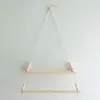 Candinn Suspended Shelf BABY Room Children Chamber Swing DIY Wooden Pearls Kids Hanging Clothes Rack Bookshelf Y200429