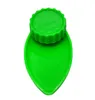 Plastic Herb Grinder Tray 40MM Smoking Tobacco Grinders Roll Combo All In One 2 Parts Abrader Crusher Tool Accessories