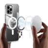 Magsoge transparent Clear acrylique magnétique amortisseur de téléphone pour l'iPhone 14 13 12 11 Pro Max Mini XR XS X 8 7 Plus avec paquet de détail Compatible Magsafe Charger