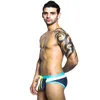 Alta Elasticidade Sexy Men's Swimwear Homens Homens Underwear Briefs Nylon Bikini Jockstrap Calzoncillos Hombre Slips Cueca