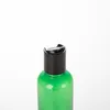 Contenitori cosmetici per bottiglie di plastica PET rotonde vuote da 150 ml con tappo a disco per shampoo, lozione, oli, gel doccia, siero