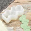 Strumenti artigianali Stampo per candele in silicone 3D a forma di cuore Aroma Gesso Gesso Stampo per sapone epossidico per artigianato artistico fatto a mano XBJK2202