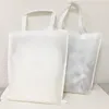 DIY Sublimação Saco de Compras Branco Proteção Ambiental Não-Tecida Sacos Portátil Transferência de Calor Bolsa RRD11737