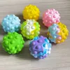 Fidget Toys Decomprestion 3Dボールポップの発光シリコーン反応感覚の絞りスケシッシュピンチのおもちゃ不安の救済救済子供大人ベントクリスマスギフトDHL