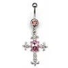 Yyjff D0522 Cross Style Ring Belly Navel Ring