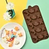 16 Styles DIY Gâteau Chocolat Moule De Qualité Alimentaire Bloc De Silicone Cuisson Gâteaux Bonbons Moule Glace Treillis Cube Maker Plateau Moules Non Toxique