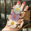 Hårklipp Barrettes smycken S1441 Fashion Sweet Daisy Flower Hairpin Clip BB Pin Barrette Hairring Drop Delivery 2021 Dvoib