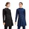 Zwemkleding 2021 Moslim Badmode Islamitische Bescheiden Zwempak Burkini Vrouwen Badpak Met Hijab Set Volledige Cover Turkije