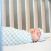 الوليد الطفل Swaddling القماش الفتيات الفتيان قماط بطانية مع قبعة 2 قطع مجموعة الأخضر الشبكة نمط ل photography الدعائم bhb33