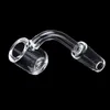 4mm Thick Quartz Banger Nail Glass Water Pipe High Quality Smoking Accessories 90 Degrees 10mm 14mm 18mm Male Female OD 22mm For Bong Dab Rigs