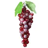 22/36/60/85 Têtes Simulation Raisins Fleurs Noir Rouge Violet Vert Suspendu PVC Raisins Artificiels Photographie Props Décoration Faux Fruits