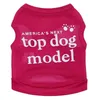 Ropa para mascotas Ropa Todo poliéster Ultrafino Transpirable Súper trajes Modelo Perros pequeños Chaleco colorido Modelos de primavera y verano