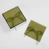 Pequeñas bolsas de terciopelo de microfibra plegadas, paquete de joyería elegante para anillo de boda, pendientes, collar, regalos de Navidad, bolsa de embalaje