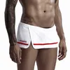 Män Casual Shorts Bugle Pouch Boxer Shorts Sport Gym Jogging Training Byxor Snabb Torka Shorts Sova Bottoms Beachwear Plus Size 210720