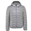 Över storlek 11XL 5XL 8XL Män för kappor Mäns Down Jacket Ultra Light Down Jacket Men Windbreaker Feather Parka 211204