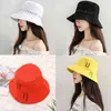 Chapeaux de godets pour dames Chapeau de soleil pliable en plein air noir Blanc Blanc Casquettes Mode Casual Basin Cap G220311