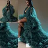 Women039s Sleepwear Unique Prom Dresses Custom Made Tulle Maternity Robes Women Poshoot Evening Gowns Fluffy Tiered Robe Formal4458089