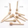 Bâton de miel en bois 8 cm 10 cm 15 cm de Long Mini agitateur miel fête approvisionnement cuillère bâton miel pot bâton agitateur