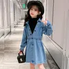 girl039sドレススプリングプリンセスドレスガールズベイビー2021子供ファッション服11歳から13歳のティーンエラーガール14 4 6 8 9 10 Y3838418