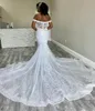 2021 아랍어 아소 에비 섹시한 인어 레이스 웨딩 드레스 아가씨 빈티지 신부 드레스 매력적인 웨딩 드레스 ZJ254