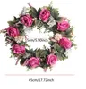 Decorative Flowers & Wreaths Simulation Valentine's Day Wreath Decoration Venue Layout Props Bride Hoop Decor Wedding