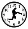 Wall Clocks Ministero delle passeggiate sciocche orologio British commedia ispirata decorazione per la casa di comica Guarda divertente camminare muto silenzioso