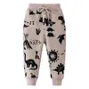 Animals Printed Baby Sweatpants for Autumn Winter Boys Girls Trousers Cartoon Kids Drawstring Pants Lose Long 210529