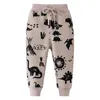 Hoppmätare Dinosaurs Sweatpants för pojkar Tjejer Bomull Drawstring Kläder Full längd Kids Byxor Animal Sport Pants 210529