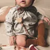 EnkeliBB BP Luxury Quality Baby Girl Long Sleeve Romper European and American Style Baby Girl Spring Rompers Bubble Playsuits 210315