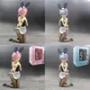 30 cm Anime Re: La vida en un mundo diferente de Zero RamRem Figura Maid Outfit Bunny Girl Ram Figura de acción PVC Modelo Juguetes X0526