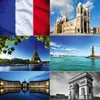 Wall Stickers 18Style Choose FRANCE, PARIS PICTURE Art Silk Print Poster Decor Room Painting