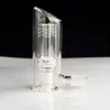 Nouveau marteau en verre percolateur en verre percolateur à 6 bras tube de glycérine bong conduite d'eau en verre construire un barboteur fumer capiteux bateau libre