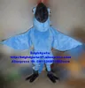 Costumi mascotte Pappagallo blu Parrocchetto Ara Uccello Costume mascotte Personaggio dei cartoni animati per adulti Vestito Showtime Stage Puntelli Apri un'attività zx1831