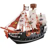 2021 New Creative Childrens Kids Pirate Ship Pretend Toy Toy Decoration Home Ornamenti Sicurezza Durable Durevole Pirate Ship Model per bambini G0911