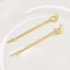 Клипы для волос Barrettes Fashion Corean версия Wild Simple Ins Love Word Clip Accessories Accessories Gold Metal Jewelry