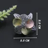 Spille, spille Lanyika Gioielli di moda Fiori squisiti con spilla a foglia Pin Design per fidanzamento Matrimonio Micro pavé di zirconi Regali