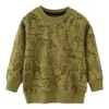 16 Estilos INS Boy Ropa para niños Sudadera con capucha 100% algodón O-cuello Manga larga Dinosaurio completo Digger Panda Diseño diferente Estampado primavera otoño Outwear Niño Ropa casual